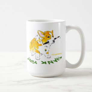 Danke Corgi-Tasse Kaffeetasse