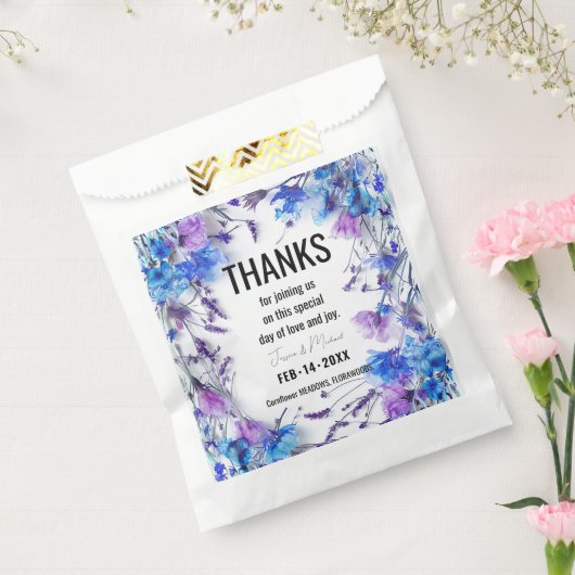 💍 Danke! Cornflower Dreams Geschenktütchen (Versiegelt)