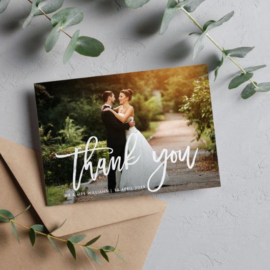Danke | Country Text Hochzeit danke Karte