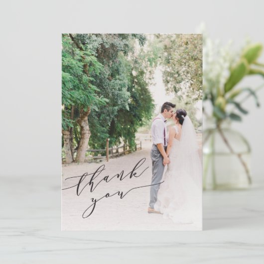 Danke, Couple Wedding Foto (Stehend Vorderseite)