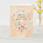 Danke Covid Heroes Watercolor Cactus Karte (Gelbe Blume)