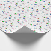Danke Cupcake-Geschenkpapier Geschenkpapier (Ecke)