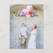 Danke, Custom Foto Postkarte (Vorderseite)