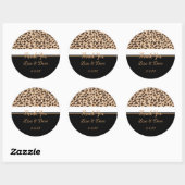 Danke, Custom Wedding Stickers (Blatt)