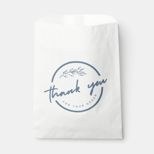 Danke - Custom White Fevor Bag Geschenktütchen (Vorderseite)