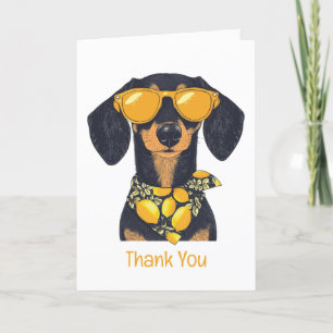 Danke Dackel Hunde Sonnenbrille Lemons