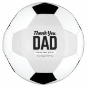 Danke, Dad Nachricht Fußball (Vorderseite)