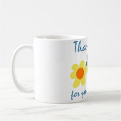 Danke, Daisies Tasse (Links)