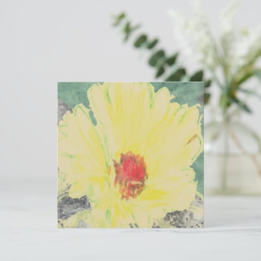 Danke Daisy Karte (Stehend Vorderseite)