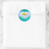 Danke Daisy Runder Aufkleber (Tasche)