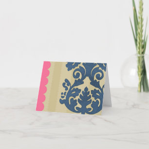 Danke, Damask Dankeskarte