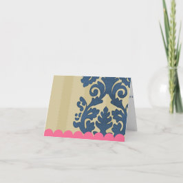 Danke, Damask Dankeskarte