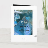 DANKE DANK an DU Admin Professionals Day BLAUE BLÄ (Rückseite)