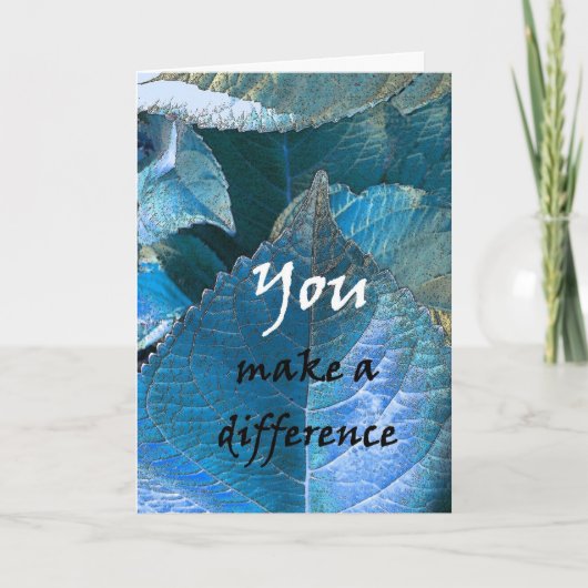 DANKE DANK an DU Admin Professionals Day BLAUE BLÄ (Vorderseite)