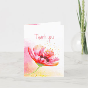 Danke Dank Klatschmohn Garten Blume