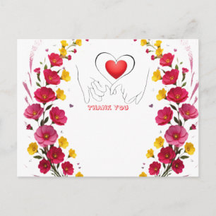 Danke Dank Mit Dank Vielen Dank Postkarte