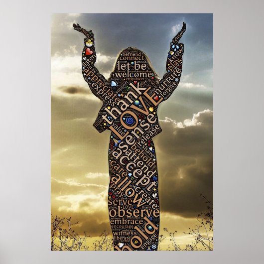 Danke, Dankbarkeit Poster (Vorne)