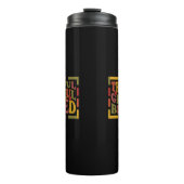 Danke, danke, dankbar, gesegnet Design Thermosbecher (Vorderseite)