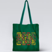 Danke, danke, dankbar, gesegnet Design Tragetasche