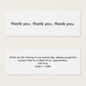 Danke. Danke. Danke. Danke. (Vorne & Hinten)