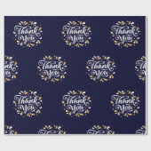 Danke, danke, Text Art , Geschenkpapier (Flach)