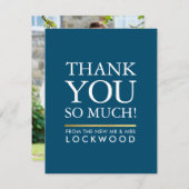 DANKE DANKEN SIE Foto einfache fett formatierte St (Vorne/Hinten)