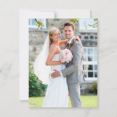 DANKE DANKEN SIE Foto einfache fett formatierte St (Rückseite)