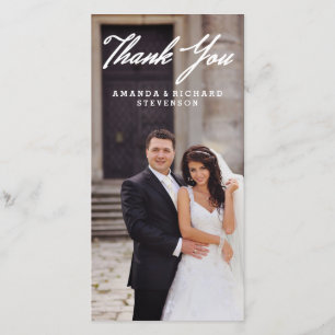 DANKE, DANKEN WEDDING %PIPE% IHNEN FOTO DANKESKARTE