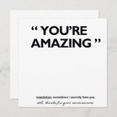 Danke! Dankeskarte (Vorne/Hinten)