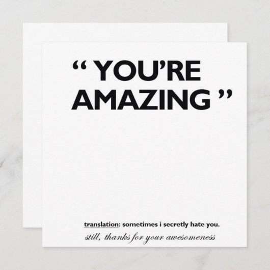 Danke! Dankeskarte (Vorne/Hinten)