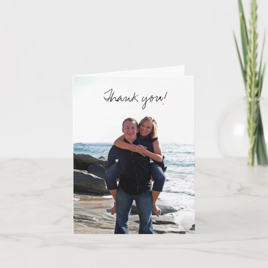 Danke! Dankeskarte (Vorderseite)