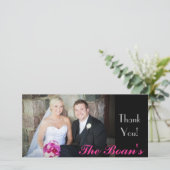 Danke! Dankeskarte (Stehend Vorderseite)