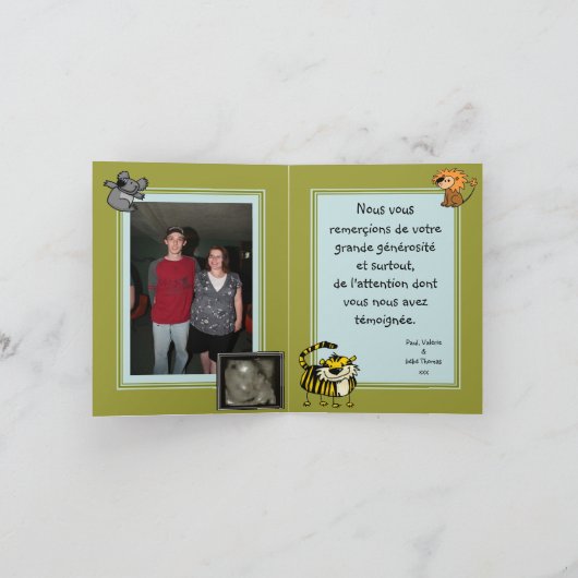 Danke! Dankeskarte (Innenseite)