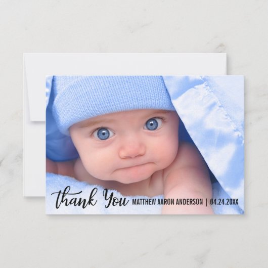 Danke das neue moderne Baby (Vorderseite)