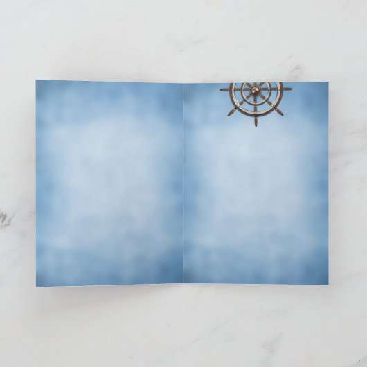 Danke, das Rad des Schiffs, Helm Karte (Innenseite)