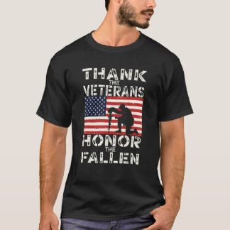 Danke, dass die Veteranen die Toten ehren T-Shirt