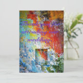 Danke, dass du an unserer Hochzeit teilgenommen ha Einladung (Stehend Vorderseite)