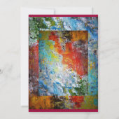 Danke, dass du an unserer Hochzeit teilgenommen ha Einladung (Rückseite)