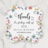 Danke, dass du bei uns bleibst und dich für die Bl Geschenkanhänger (Rückseite)