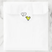 Danke, dass du Bird Sticker Getweetet hast (Tasche)