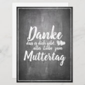 Danke, dass du bist! Muttertagskappe (Vorne/Hinten)