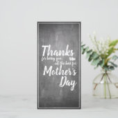 Danke, dass du bist! Muttertagskappe (Stehend Vorderseite)