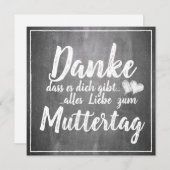 Danke, dass du bist! Muttertagskappe (Vorne/Hinten)