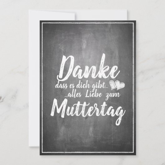 Danke, dass du bist! Muttertagskappe (Vorderseite)