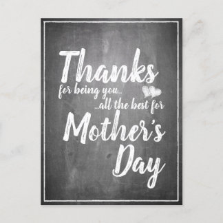 Danke, dass du bist! Muttertagskappe Feiertagspostkarte