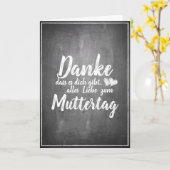 Danke, dass du bist! Muttertagskappe Karte (Gelbe Blume)