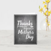 Danke, dass du bist! Muttertagskappe Karte (Gelbe Blume)