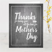 Danke, dass du bist! Muttertagskappe Karte (Gelbe Blume)