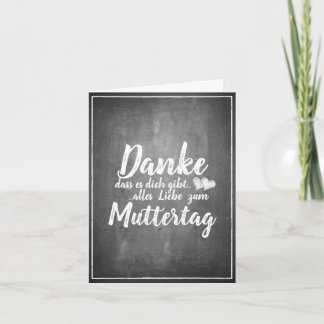 Danke, dass du bist! Muttertagskappe Karte