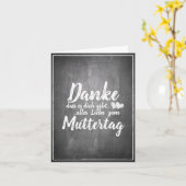 Danke, dass du bist! Muttertagskappe Karte (Gelbe Blume)
